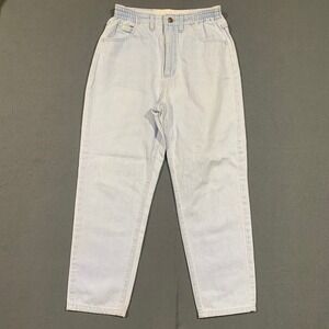 Vintage Lee Original Jeans Womens Size S Light Wash Elastic Waist 100% Cotton‎